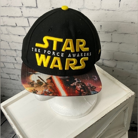 Era 9Fifty Mens Cap Star Wars The Force Awakens Black Print Snapback Trucker - Picture 3 of 12